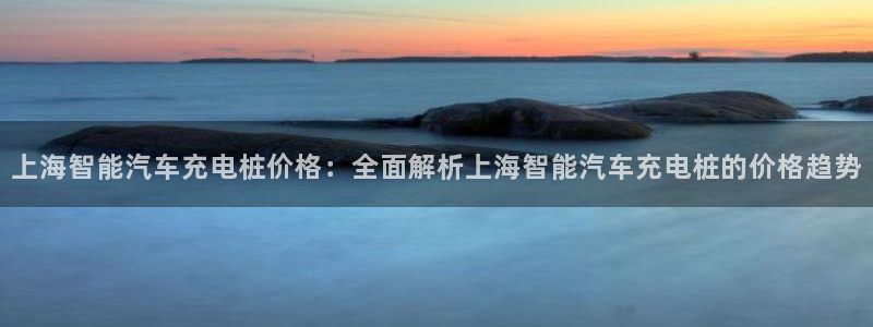 威廉希尔 1.75 3.90 4.20：上海智能汽车充电桩价格：全面解析上海智能汽车充电桩的价格趋势